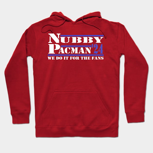 Nubby & Pacman '24 T-Shirt Hoodie by FreakNetStudios